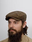 Кепка STETSON арт. 6381109 DRIVER CAP WAXED ORGANIC COTTON (коричневый)